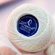 Load image into Gallery viewer, Limol Size 20 Neutral 50 Grs 100% Egyptian Cotton Special Mercerized Crochet Thread Ball Set
