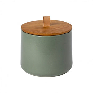 Casafina Pacifica 8" Artichoke Canister with Oak Lid