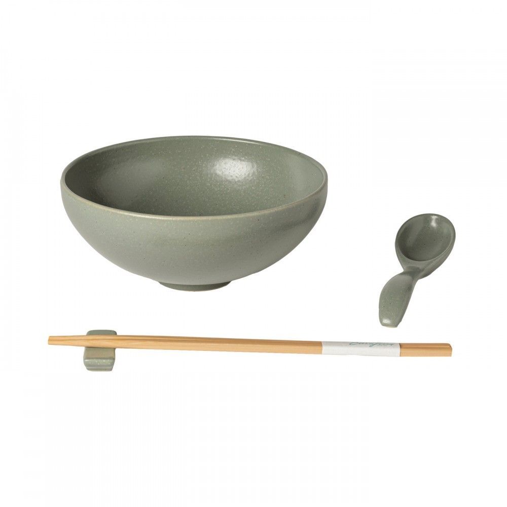 Casafina Pacifica Artichoke Ramen Bowl Set