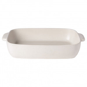Casafina Pacifica 19" Vanilla Rectangular Baker