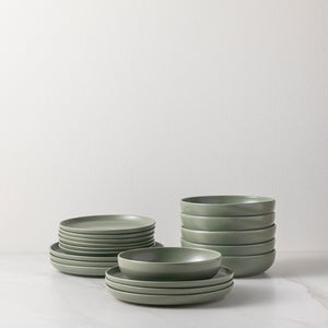 Casafina Pacifica Artichoke 18 Piece Place Setting
