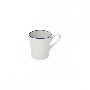 Costa Nova Beja 12 oz. White Blue Mug Set