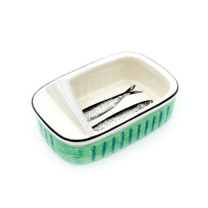 Hand-painted Traditional Portuguese Ceramic Sardines Can