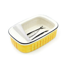 Load image into Gallery viewer, Hand-painted Traditional Portuguese Ceramic Sardines Can
