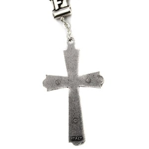 Our Lady of Fatima Brown Wood Rosary with Fatima Letters