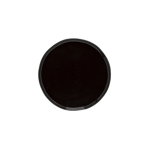 Costa Nova Lagoa Eco Gres 8" Black Salad/Dessert Plate