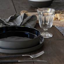 Load image into Gallery viewer, Costa Nova Lagoa Eco Gres 10&quot; Black Soup/Pasta Bowl
