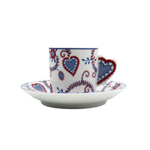 Load image into Gallery viewer, Vista Alegre Porcelain Viana do Castelo Espresso Cup with Saucer
