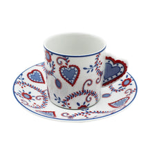Load image into Gallery viewer, Vista Alegre Porcelain Viana do Castelo Espresso Cup with Saucer
