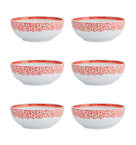 Vista Alegre Coralina Cereal Bowl, Set of 6