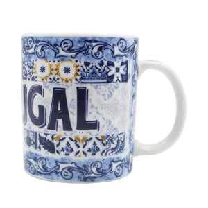 Portuguese Ceramic Tile Azulejo Coffee Mug Souvenir - Various Designs