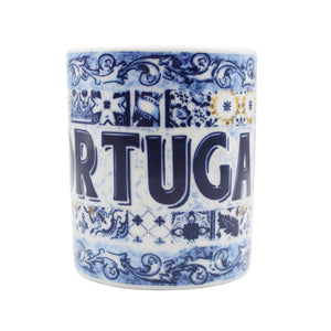 Portuguese Ceramic Tile Azulejo Coffee Mug Souvenir - Various Designs