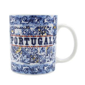 Portuguese Ceramic Tile Azulejo Coffee Mug Souvenir - Various Designs