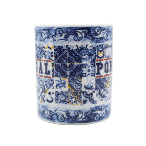 Portuguese Ceramic Tile Azulejo Coffee Mug Souvenir - Various Designs
