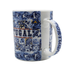 Portuguese Ceramic Tile Azulejo Coffee Mug Souvenir - Various Designs