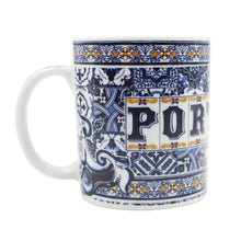 Load image into Gallery viewer, Portuguese Ceramic Tile Azulejo Coffee Mug Souvenir - Various Designs
