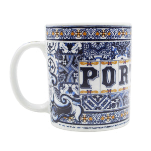 Portuguese Ceramic Tile Azulejo Coffee Mug Souvenir - Various Designs