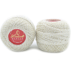 Limol Size 12 Special Metal Mercerized 50 Grs Crochet Thread Ball Set
