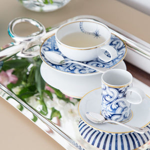 Vista Alegre Transatlântica Tea Cup & Saucer, Set of 4