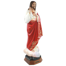 Load image into Gallery viewer, 25&quot; Hand-painted Sacred Heart of Jesus Religious Statue Made in Portugal
