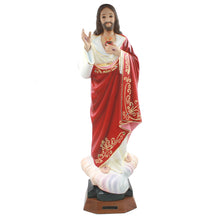 Load image into Gallery viewer, 25&quot; Hand-painted Sacred Heart of Jesus Religious Statue Made in Portugal
