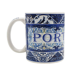 Portuguese Ceramic Tile Azulejo Coffee Mug Souvenir - Various Designs