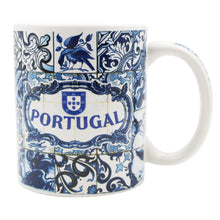 Load image into Gallery viewer, Portuguese Ceramic Tile Azulejo Coffee Mug Souvenir - Various Designs
