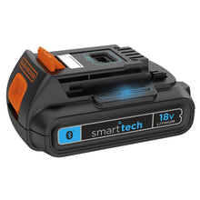 Load image into Gallery viewer, Black+Decker 18V Lithium-ion Smart Tech Drill Driver with 400mA charger and Kit Box, 220 Volts, Not for USA
