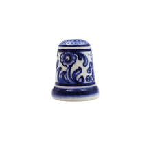 Load image into Gallery viewer, Coimbra Ceramics Hand-painted Decorative Thimble XVII Cent Recreation - Various Designs
