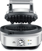 Load image into Gallery viewer, Breville BWM520XL No-Mess Waffle Maker, Brushed Stainless Steel

