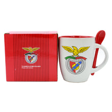 Load image into Gallery viewer, SL Benfica Coffee Mug and Spoon with Gift Box
