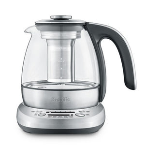 Breville BTM500CLR Smart Tea Infuser Compact Tea Maker, Brushed Stainless Steel