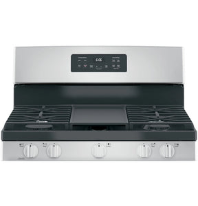 General Electric JGBS66REKSS 30” Stainless Steel Freestanding Gas Range 220-240 Volts Export Only