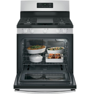 General Electric JGBS66REKSS 30” Stainless Steel Freestanding Gas Range 220-240 Volts Export Only
