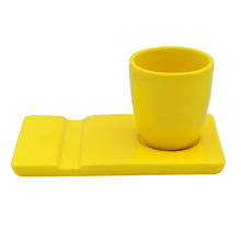 Load image into Gallery viewer, Hand-painted Traditional Portuguese Ceramic Espresso Cup with Tray
