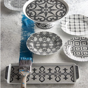 Vista Alegre Portuguese Cobblestone Dessert Plates, Set of 4