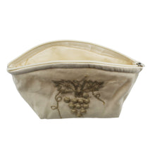 Load image into Gallery viewer, Grape Linen Cosmetic/Toiletry Bag
