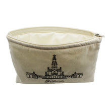 Load image into Gallery viewer, Our Lady of Fatima Large Beige Linen Pouch
