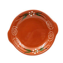 Load image into Gallery viewer, João Vale Hand-Painted Traditional Portuguese Clay Terracotta Frigideira, Set of 2
