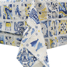 Load image into Gallery viewer, 100% Cotton Traditional Portuguese Symbols Made in Portugal Tablecloth
