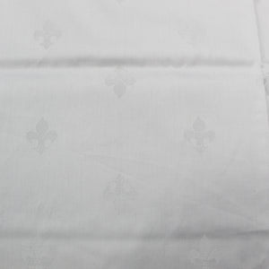 100% Cotton Traditional White  Flor de Liz Made in Portugal Tablecloth