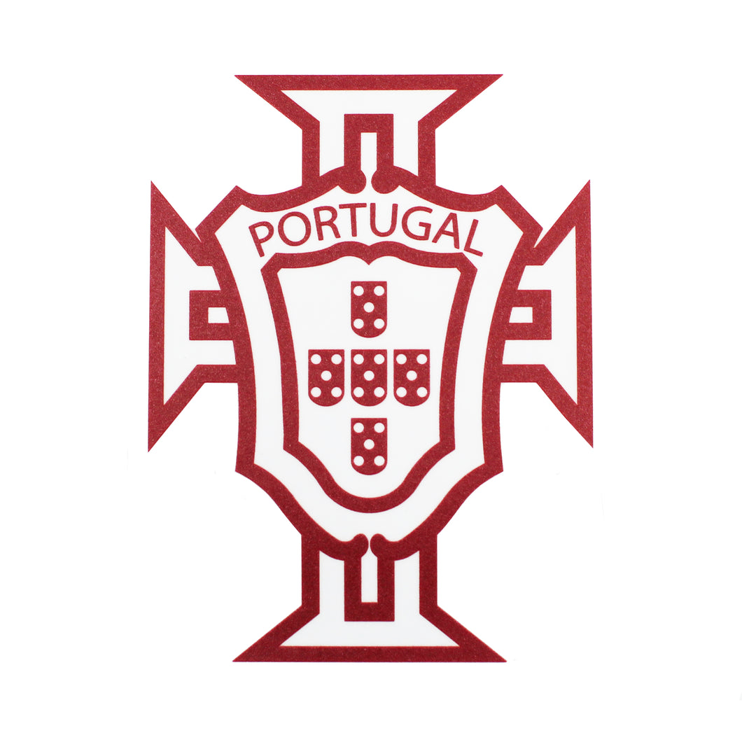 Portugal National Team Red Sticker FPF Emblem