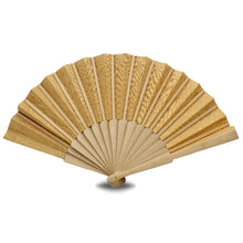 Load image into Gallery viewer, Tile Azulejo Natural Cork Portugal Folding Hand Fan
