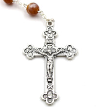 Load image into Gallery viewer, Our Lady of Fatima Honey Beads Catholic Rosary
