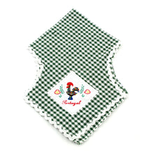Load image into Gallery viewer, 100% Cotton Traditional Portuguese Rooster Bread Cover Basket  - Various Colors
