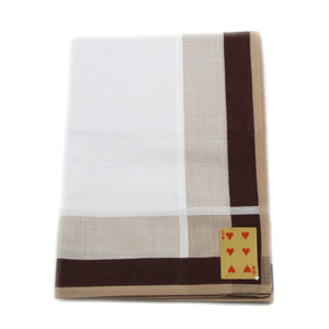 100% Egyptian Cotton Made in Portugal Men Handkerchiefs - Set of 3