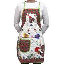 Load image into Gallery viewer, 100% Cotton Traditional Portuguese Rooster Kitchen Apron - Various Colors
