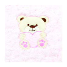 Load image into Gallery viewer, Bebe Querido 35&quot; x 30&quot; 100% Polyester Pink Baby Blanket
