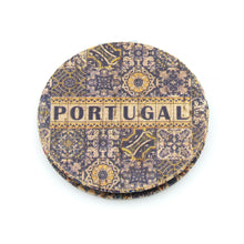 Load image into Gallery viewer, Traditional Portuguese Tile Metal Pocket Mirror Souvenir
