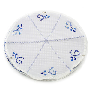 100% Cotton Hand Embroidered Viana Bread Basket - Various Colors